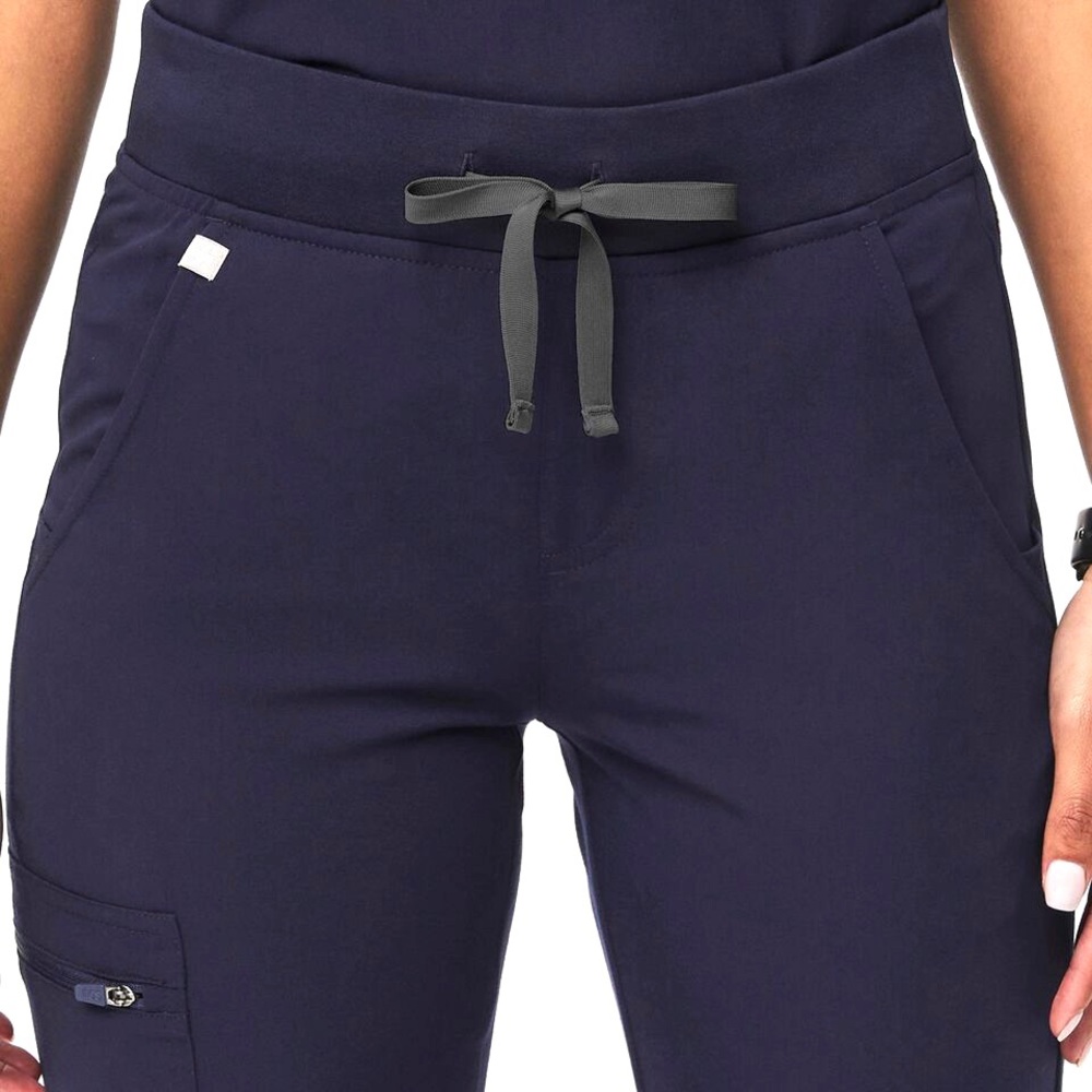 Figs Zamora Jogger Scrub Pants Core FIONX Navy Size XS Women’s Medical Uniform - Picture 9 of 12